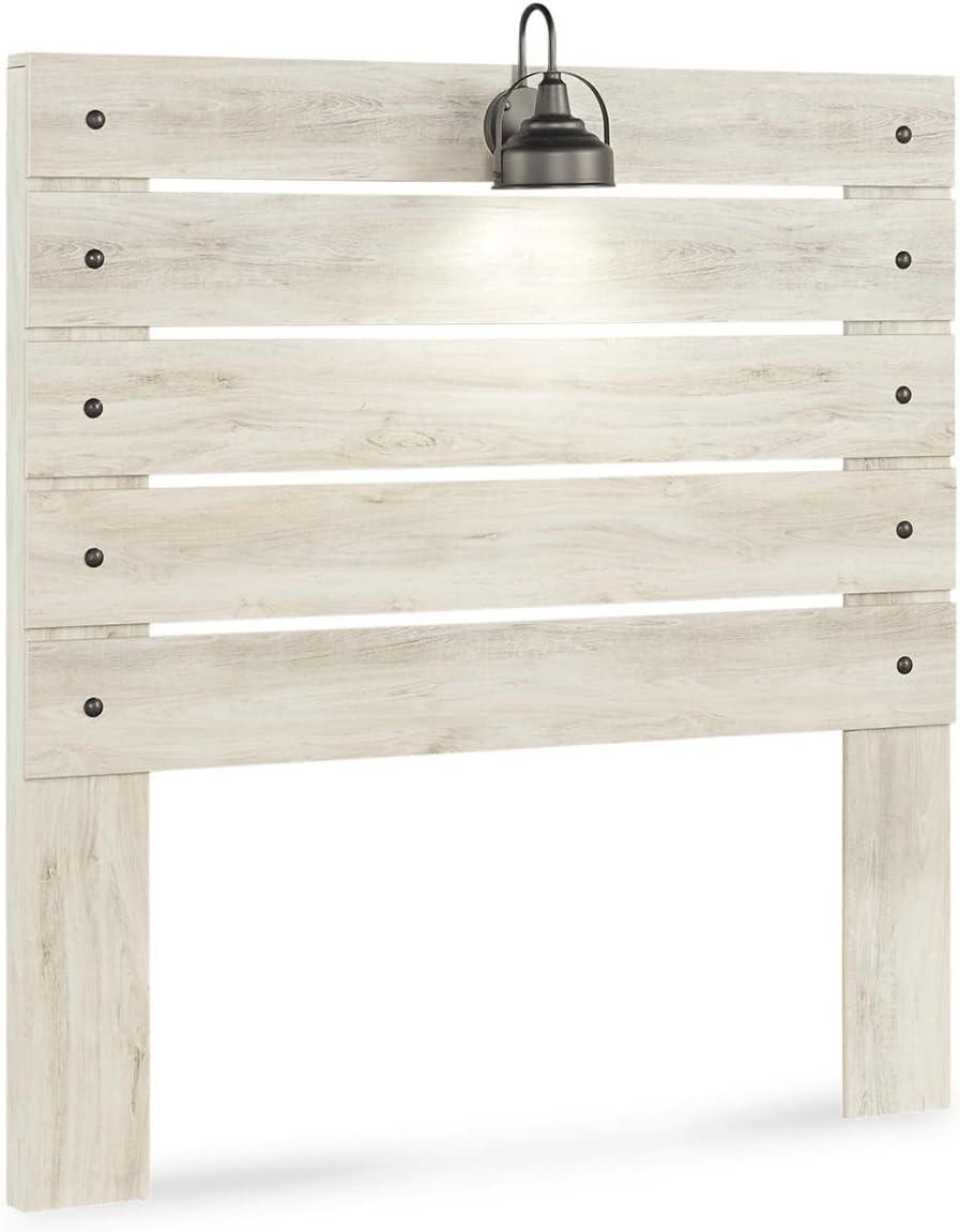 Bowery Hill Full Panel Headboard in Whitewash