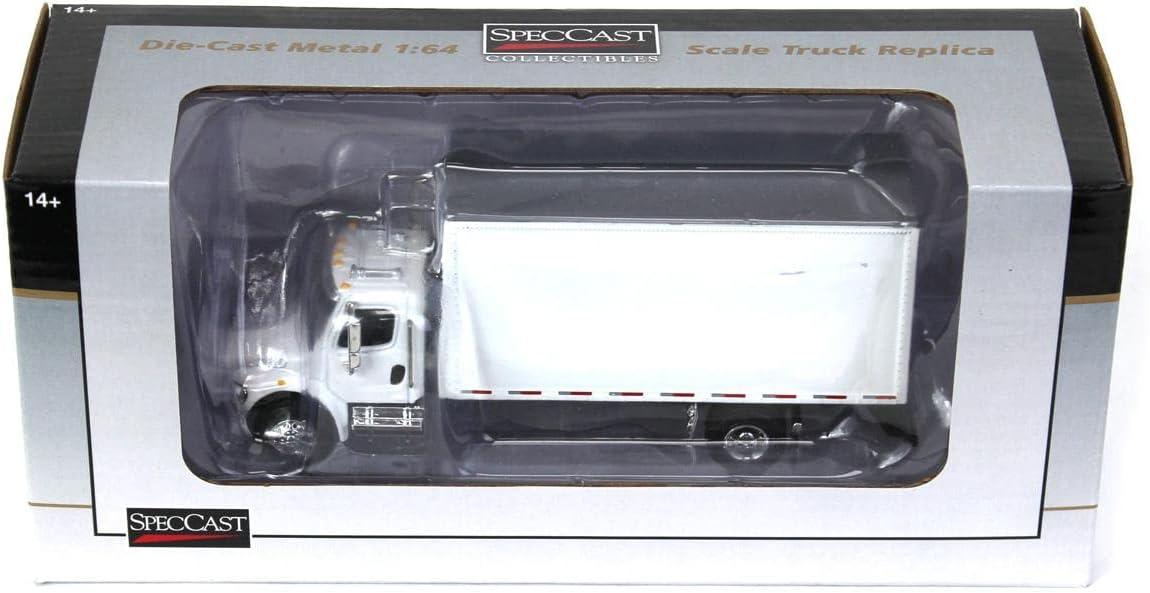 Spec Cast 1/64 Freightliner M2 Van Box Truck, Plain White 35501