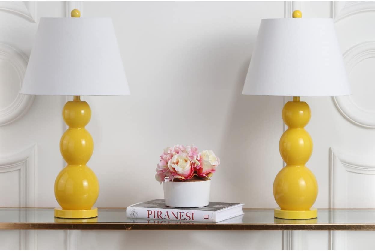 Jayne 3 Sphere Table Lamp (Set of 2) - Navy - Safavieh.