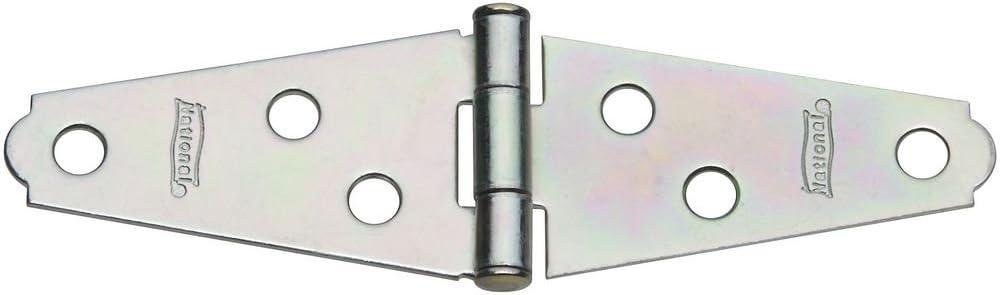 National Hardware 2-Pack Zinc-Plated Steel Light Strap Hinges