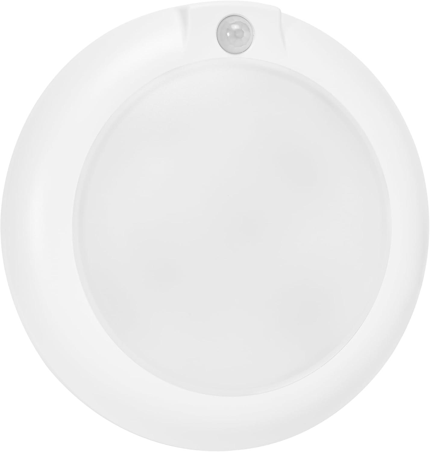 Maxxima 6 in. Round Motion Sensor LED Ceiling Mount Light Fixture, 5000K Daylight, 700 Lumens Dome Closet Light