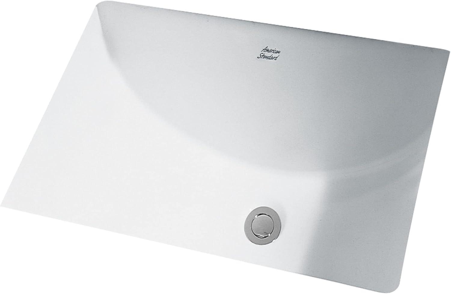 American Standard Studio 16.63'' Ceramic Rectangular Bathroom Sink with Overflow