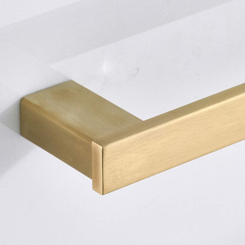 Brushed Gold 24-Inch Stainless Steel Wall Mounted Towel Bar