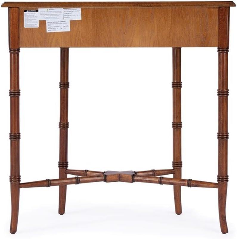 Butler Specialty Company Skilling Wood Demilune Console Table - Olive Ash