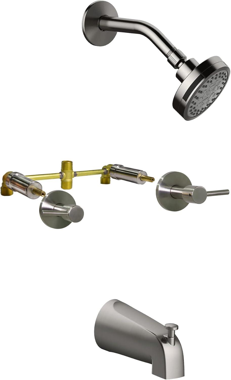 Eastport II Two-Handle Tub and Shower Faucet