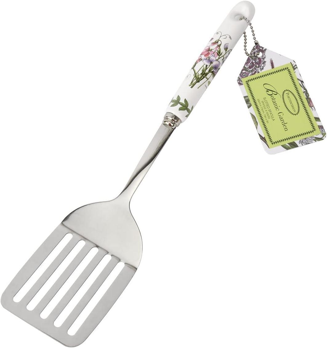 Sweet Pea Floral Porcelain and Stainless Steel Slotted Spatula