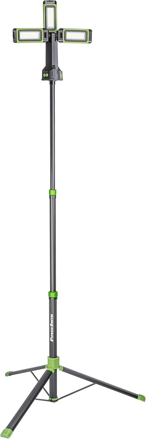 PowerSmith Powersmith 4500 Lumen Rechargeable Led Work Light With Tripod