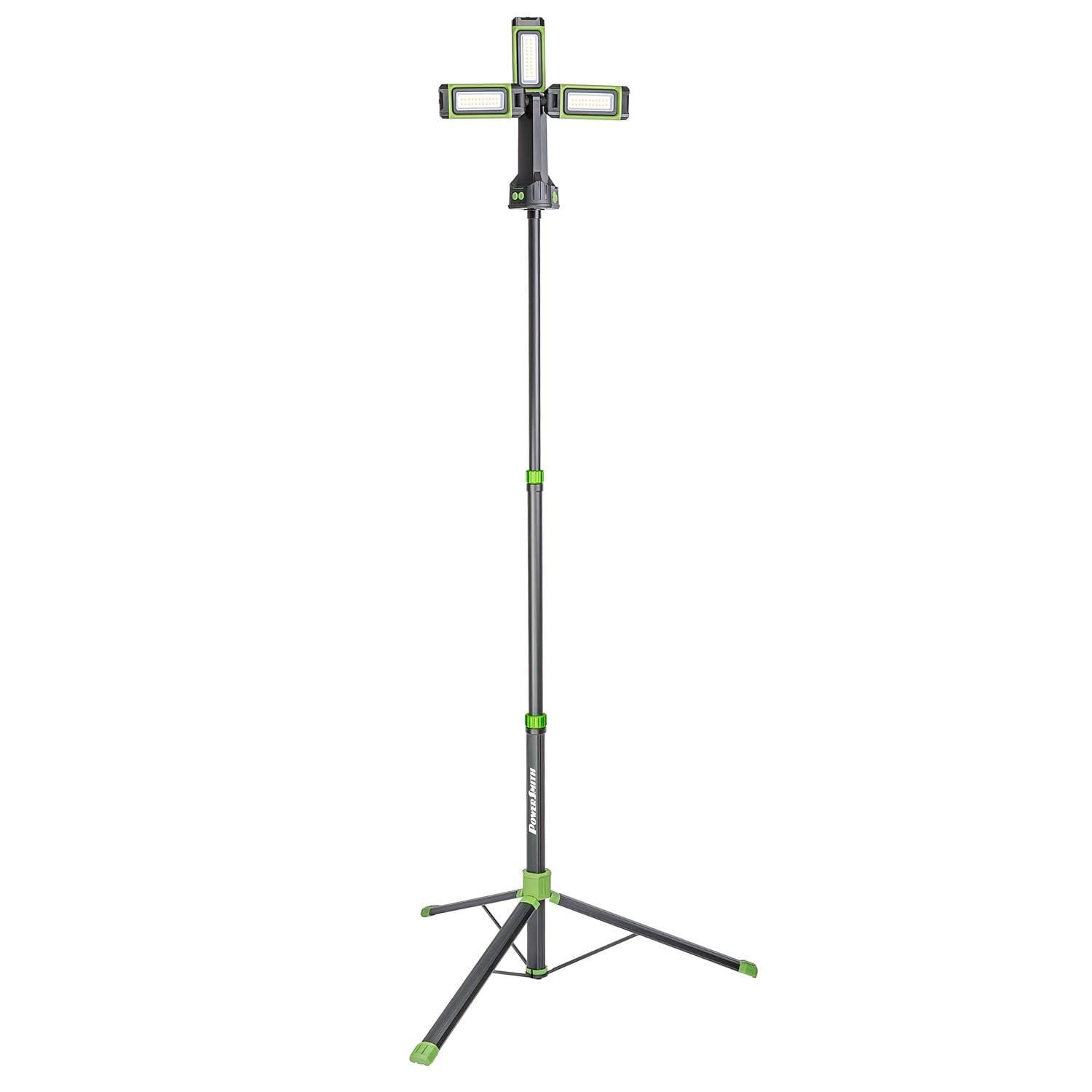 PowerSmith Powersmith 4500 Lumen Rechargeable Led Work Light With Tripod
