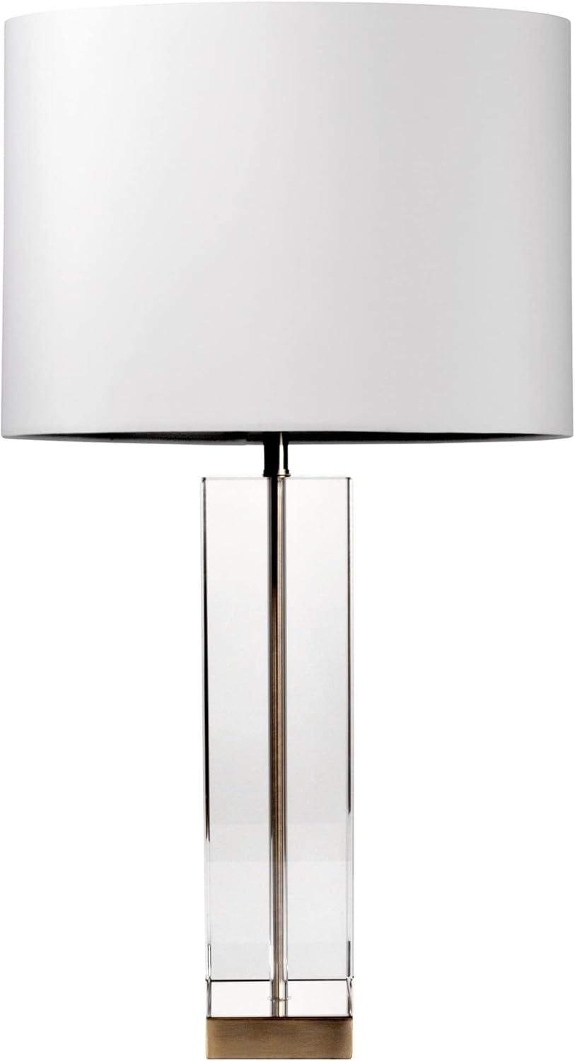 Signature Design by Ashley Contemporary Teelsen Table Lamp  Clear/Gold Finish