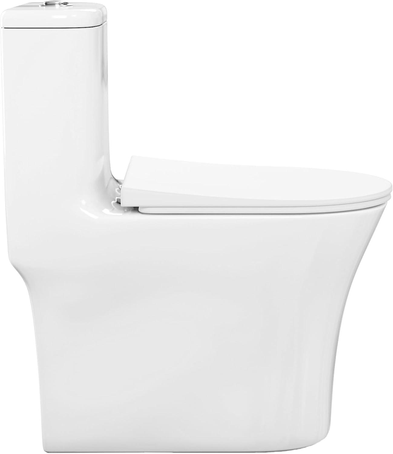 Cascade One-Piece Compact Toilet Dual-Flush 1.1/1.6â