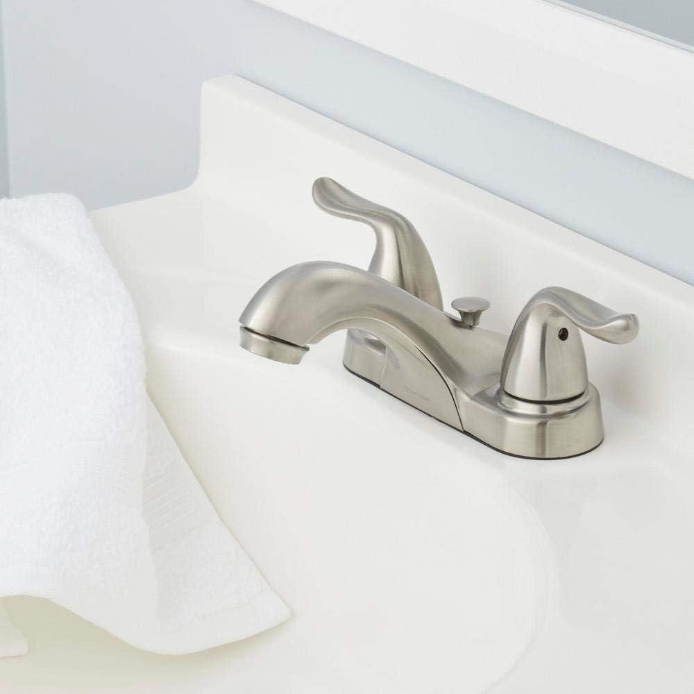 Glacier Bay Constructor 4" Constructor Double Handle Bathroom Faucet 195 157