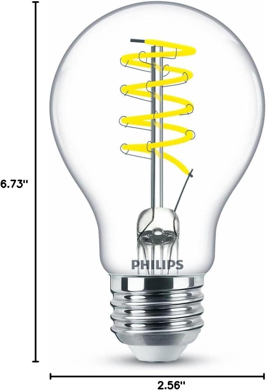 Vintage Clear Spiral Filament Dimmable LED Bulb, Soft White