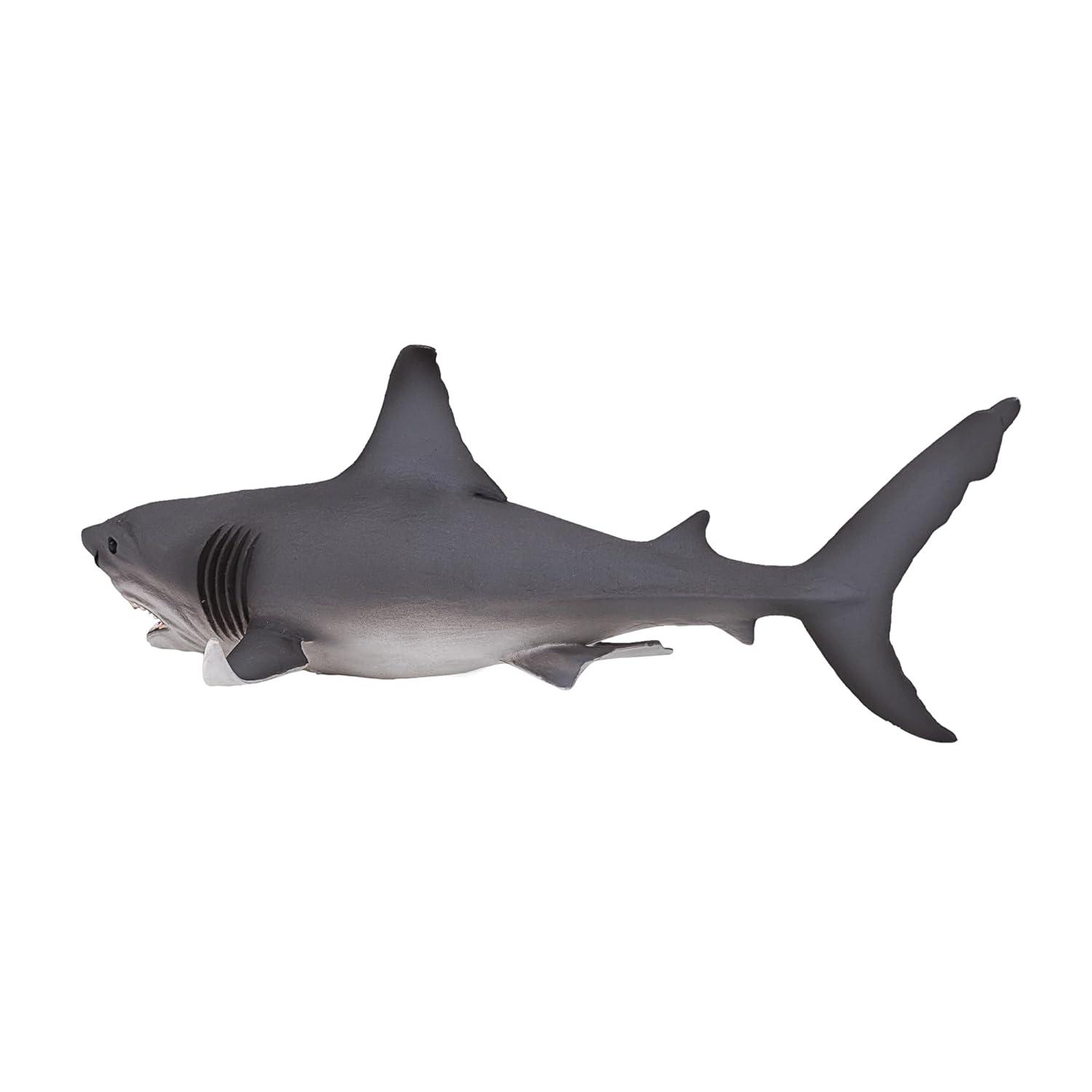 MOJO - Realistic International Wildlife Figurine, Large Great White Shark
