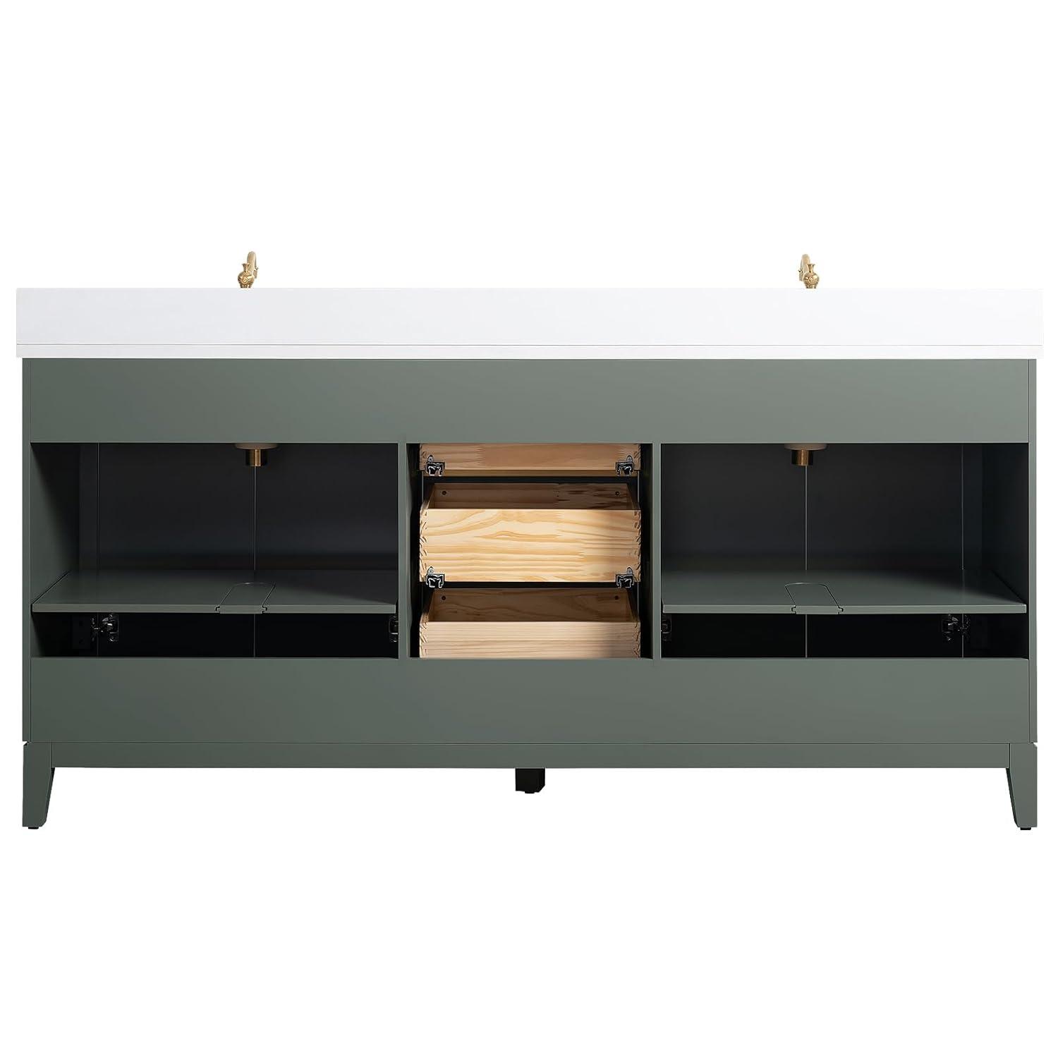 72 Double Bathroom Vanity with Top
