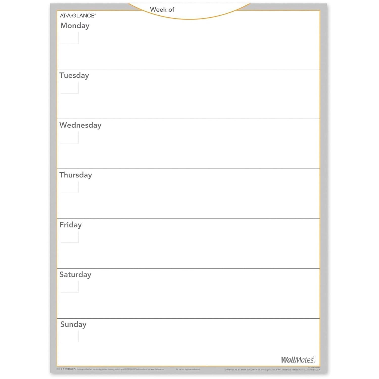 At-A-Glance Dry Erase Board