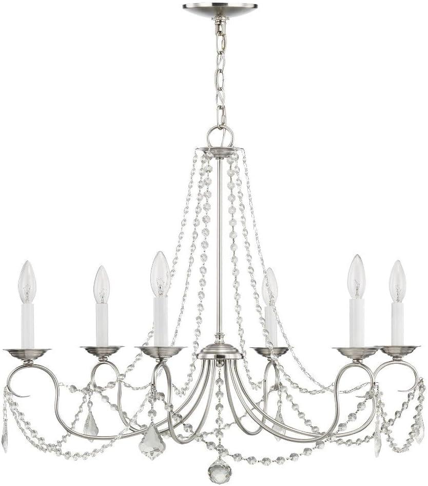 Livex Lighting Pennington 6 - Light Chandelier in  Hand Applied Venetian Golden Bronze