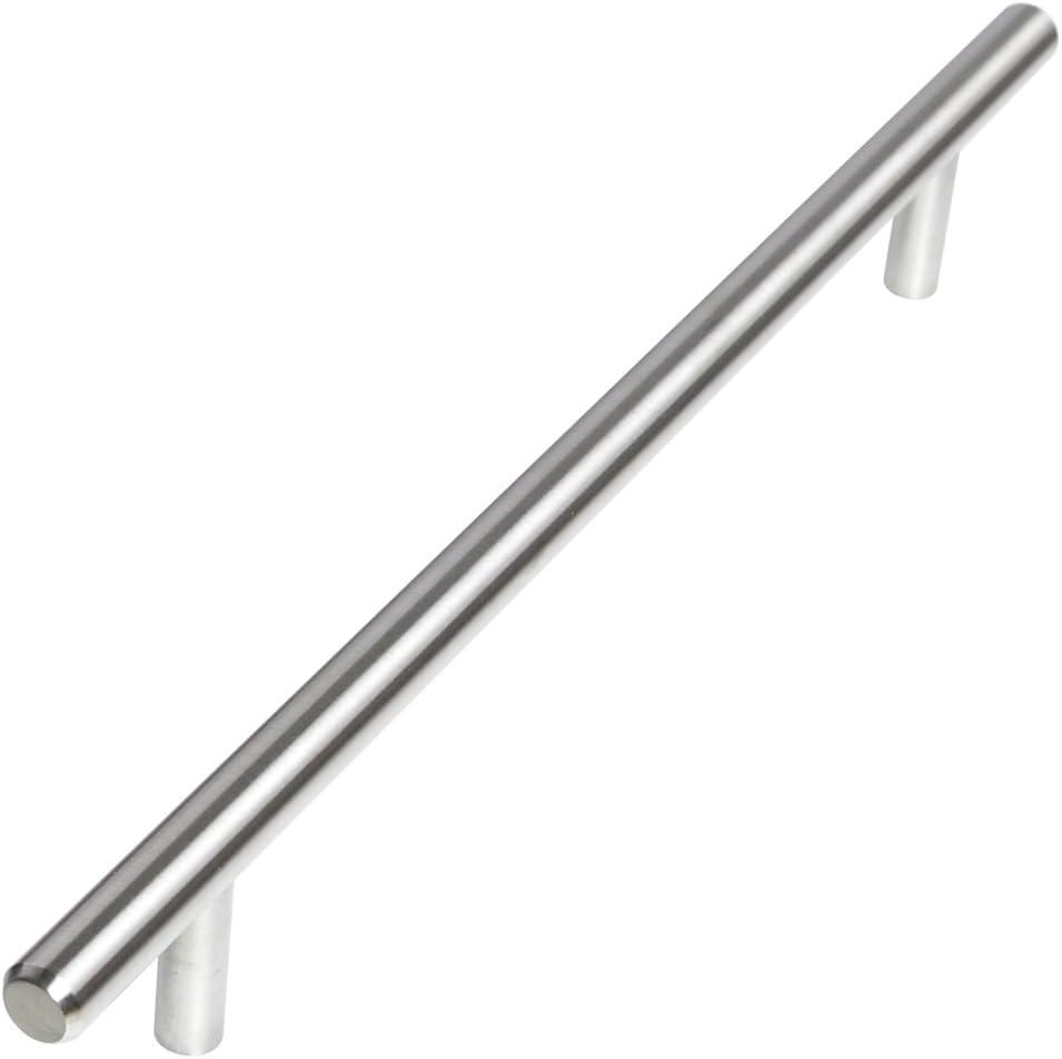 Stainless Steel Modern Euro Cabinet Bar Pull 7.5" 25-Pack