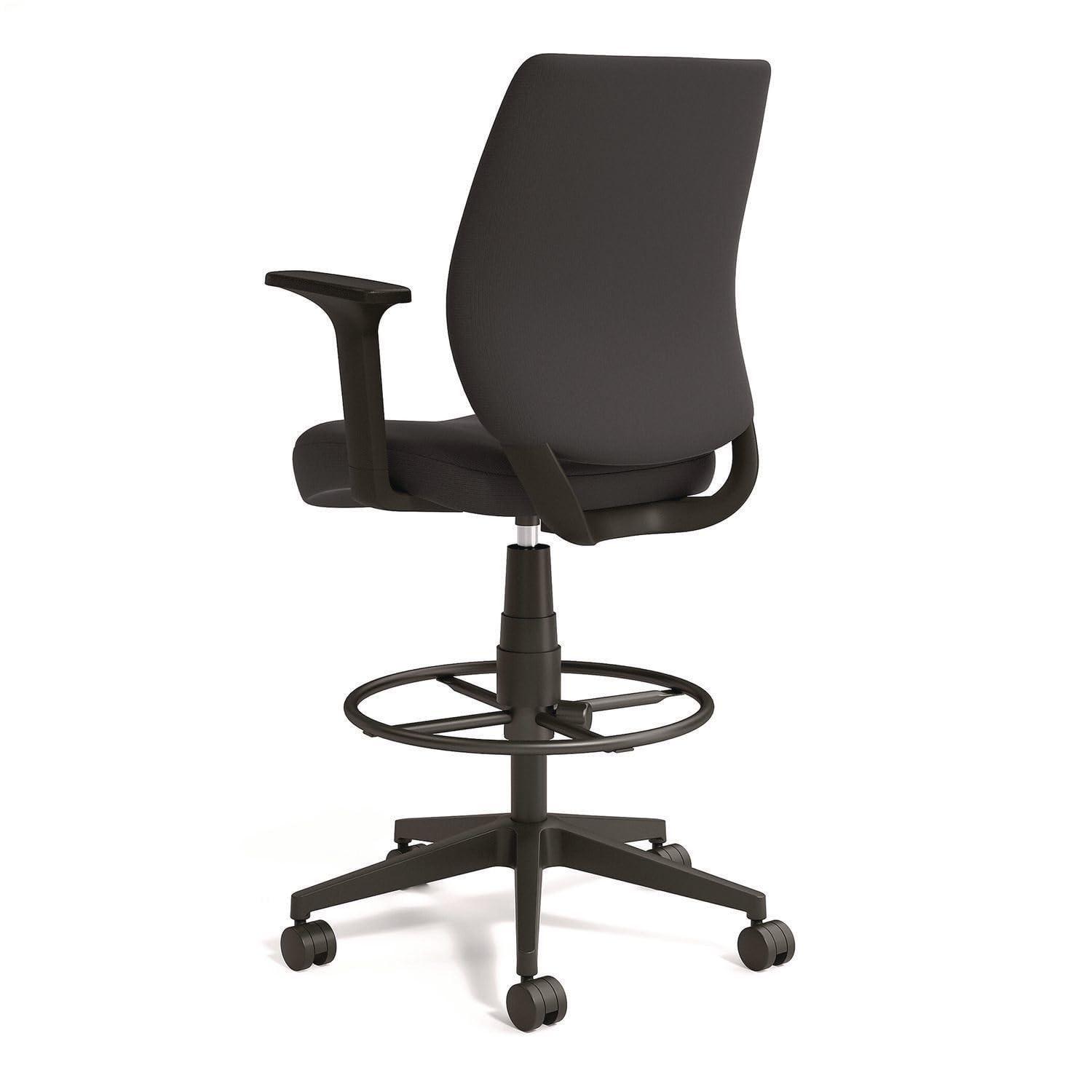 Alera Wessex Drafting Stool - Black