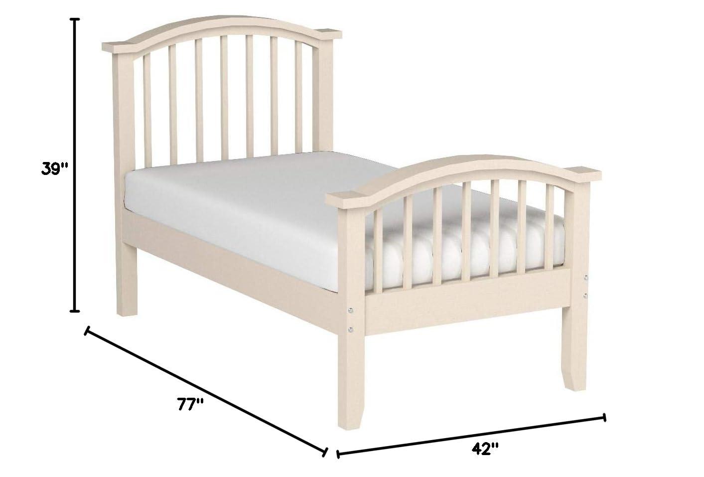 Donco Kids 2014-TW Columbia Bed, Twin, White