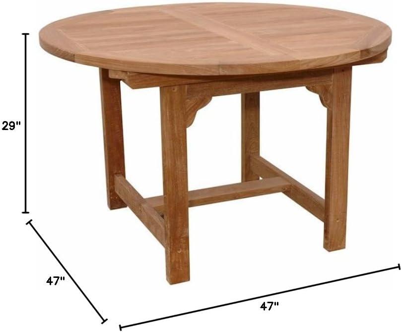 67 in. Bahama Oval Extension Table