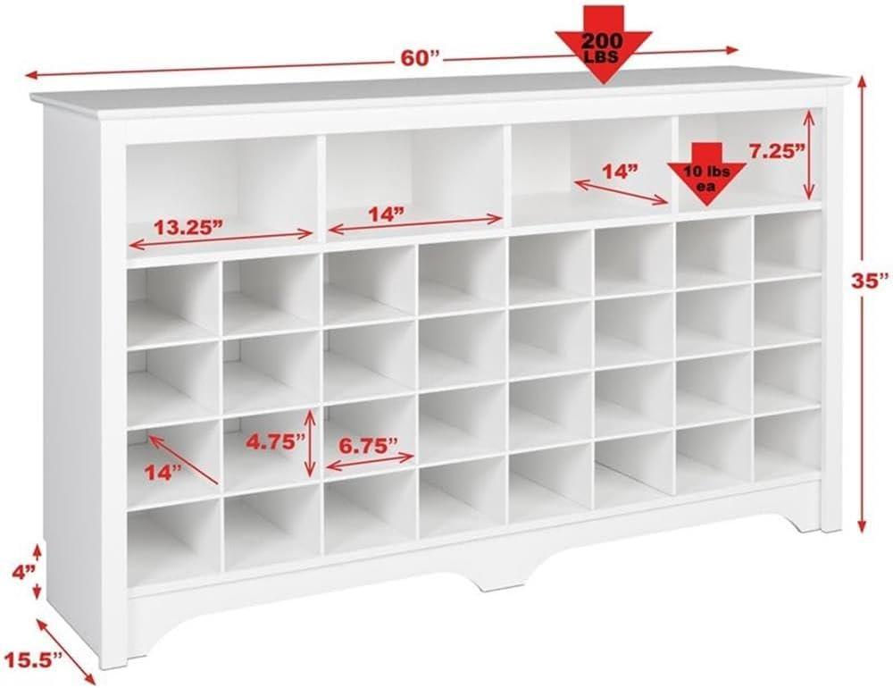 Greyleigh™ Highlandville 32 Pair Shoe Rack