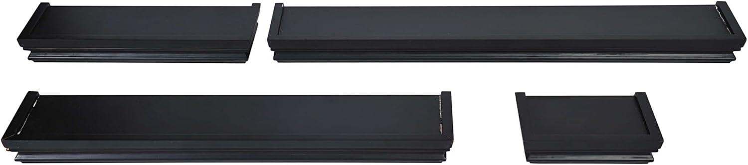 Melannco Melannco 5 Pieces Floating Molding Shelves for Bedroom, Living Room, Bathroom, Kitchen, Nursery (Set of 5)