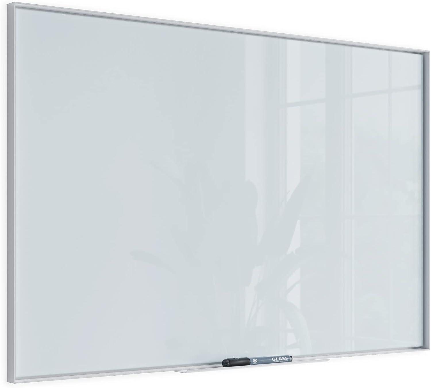 U Brands Wall Glass Medium - 4' - 6' Glass Board