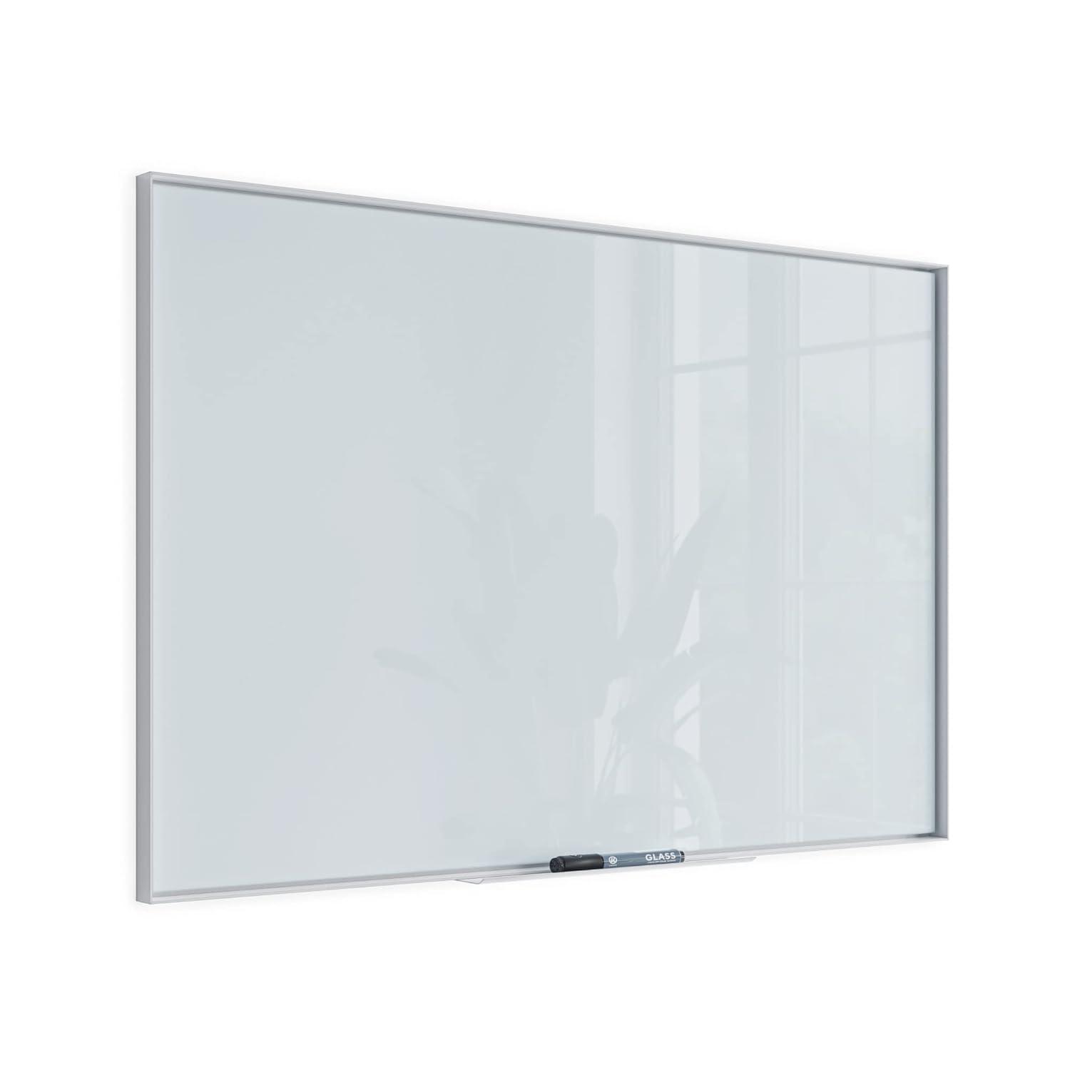 U Brands Wall Glass Medium - 4' - 6' Glass Board