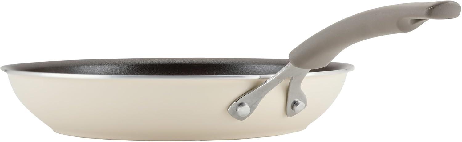 Rachael Ray Cook + Create 2 Pc Aluminum Nonstick Frying Pan Set, Almond