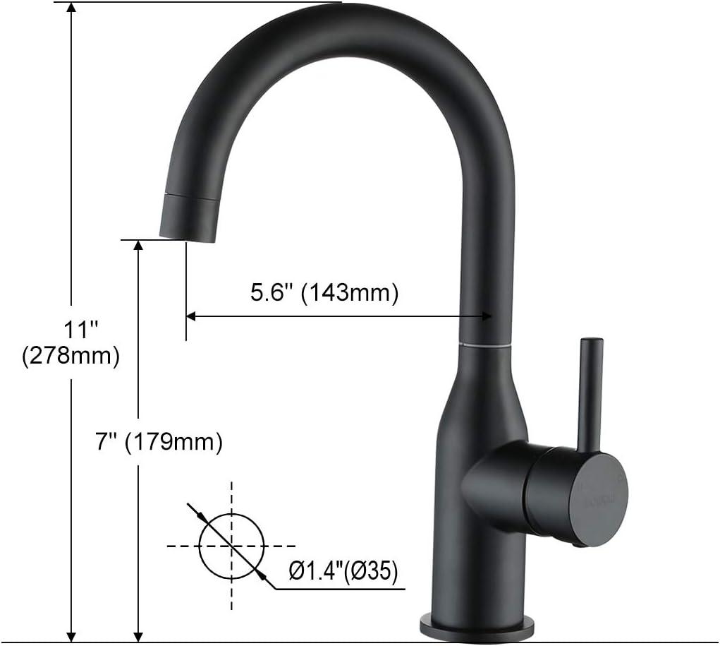 Single-Hole Single-handle Bathroom Faucet