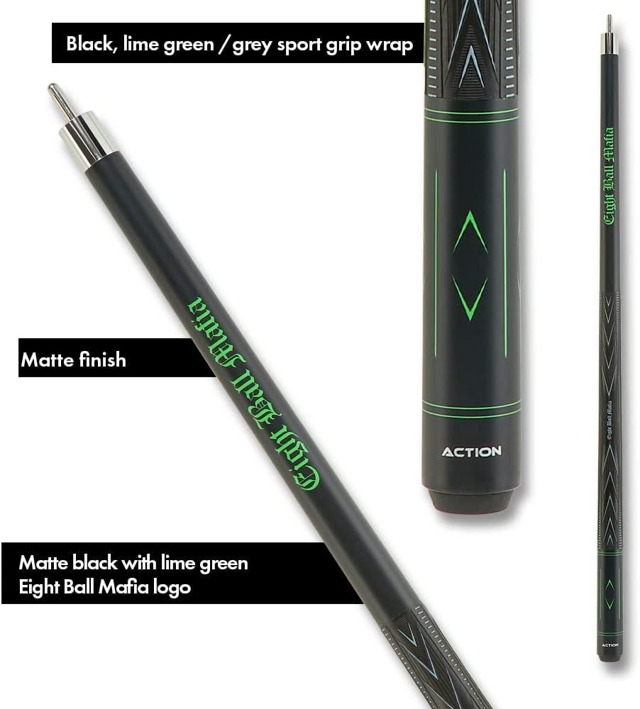 Eight Ball Mafia Eight Ball Mafia Wood 25 Oz. Pool Cues