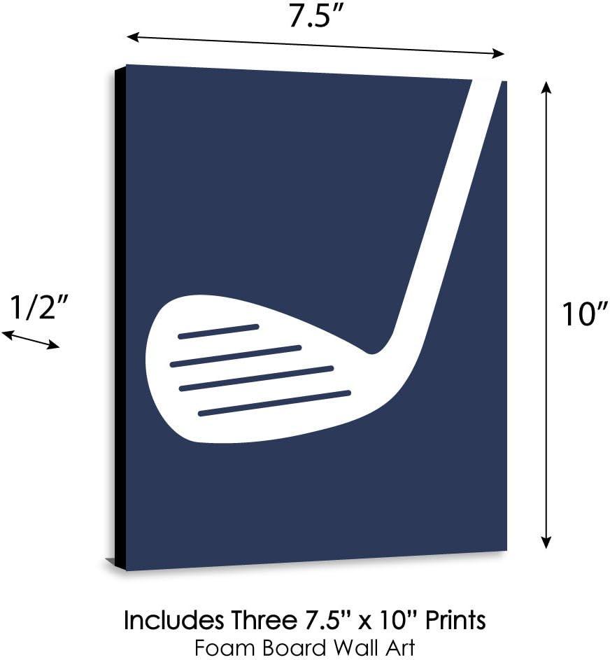 Par-Tee Time Golf Themed Kids Wall Art Set