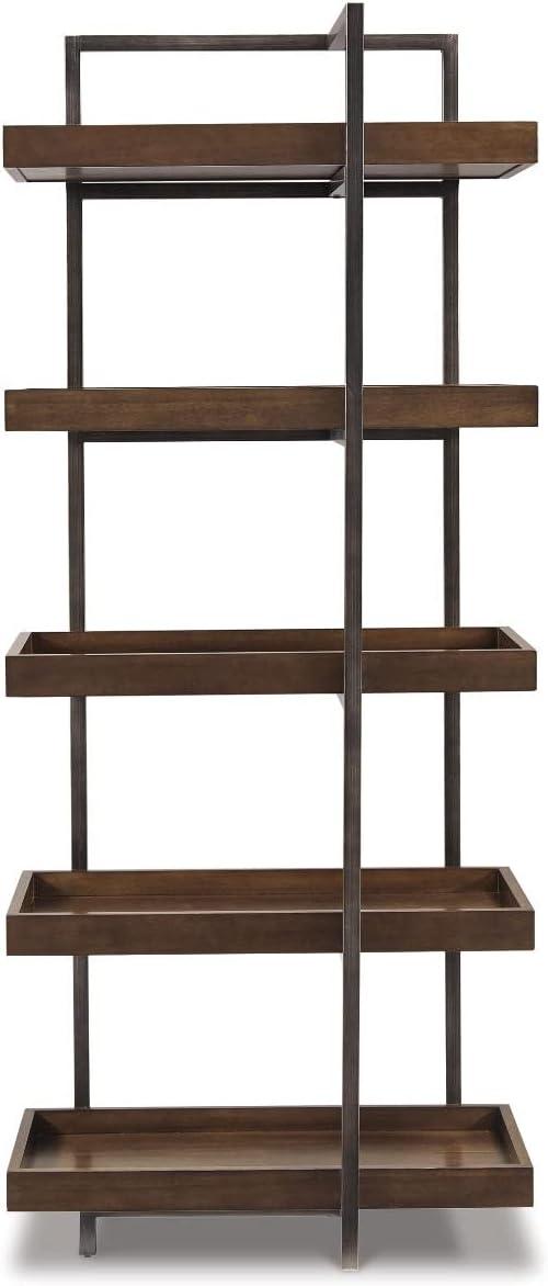 Signature Design by Ashley Starmore Industrial Entertainment Center Pier or Bookcase, Brown