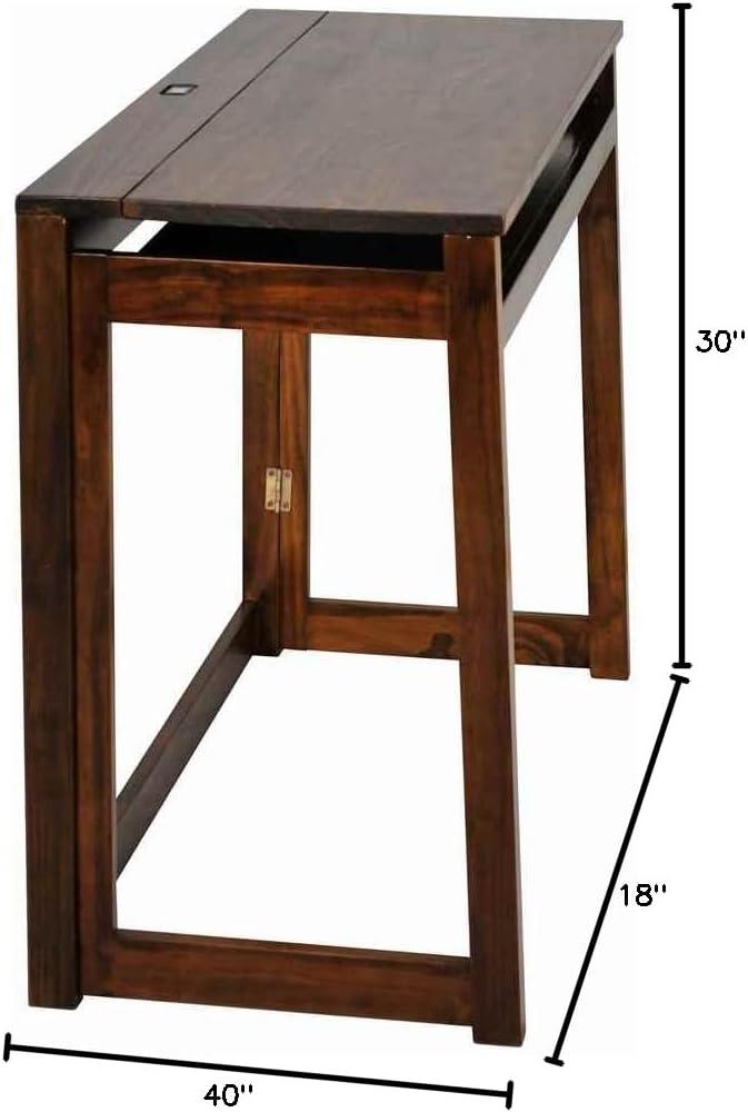 Yu Shan Co USA Ltd Modern Folding Desk with 4 USB Ports