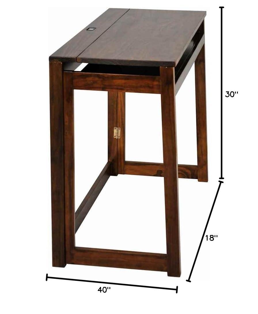 Yu Shan Co USA Ltd Modern Folding Desk with 4 USB Ports