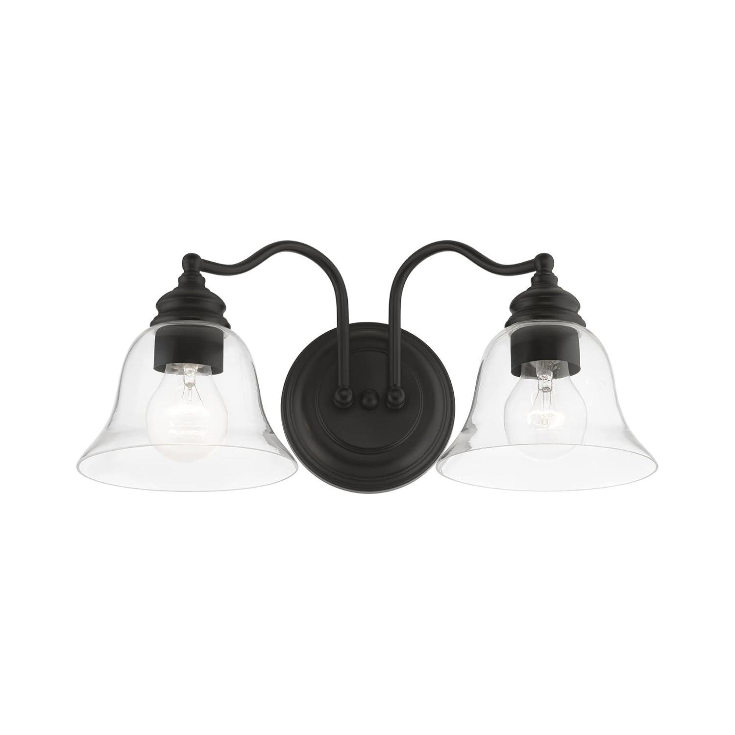 Livex Lighting Moreland 2 - Light Vanity in  Black