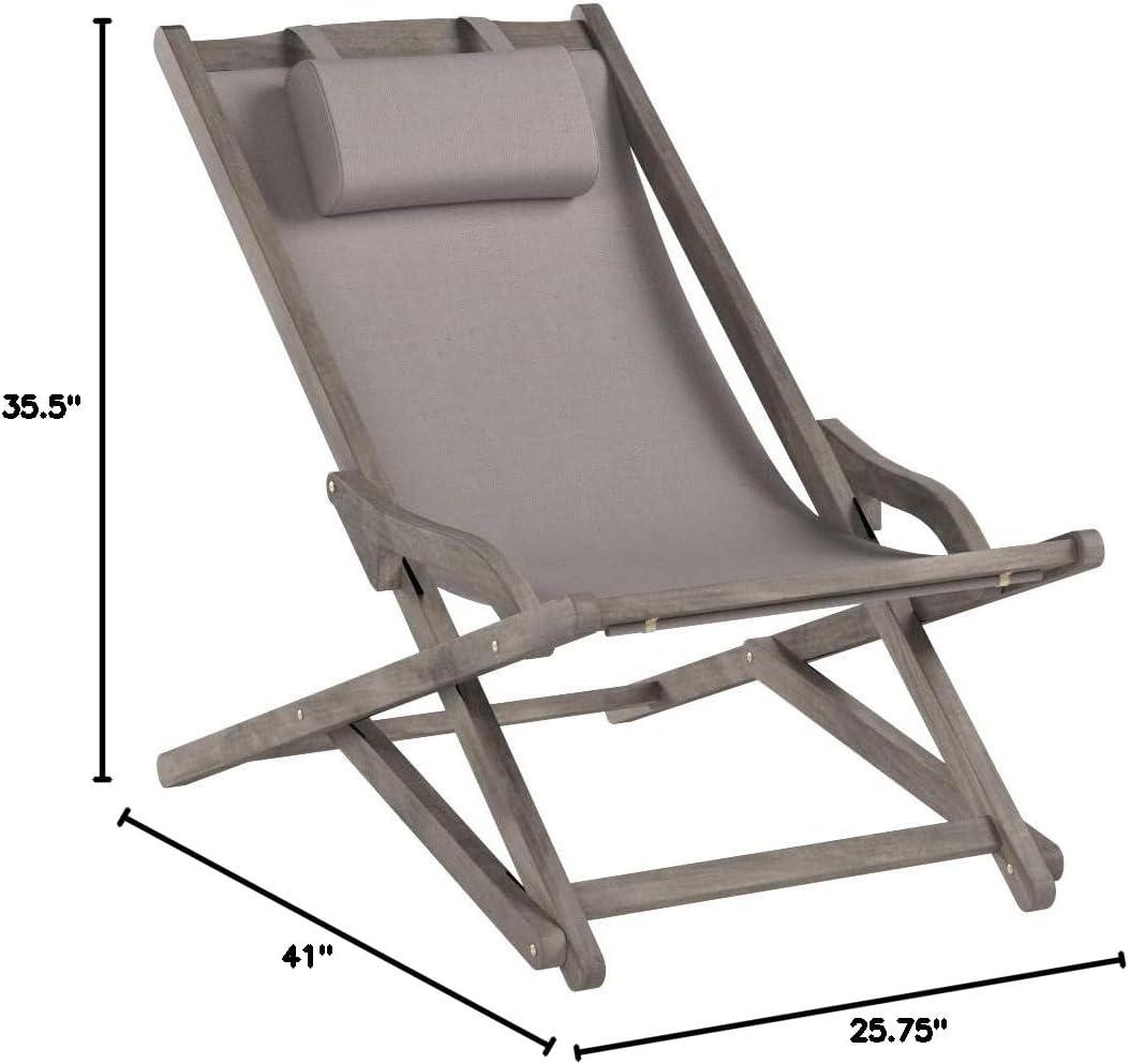 Northland Outdoor Wood and Canvas Sling Chair (Set of 2)