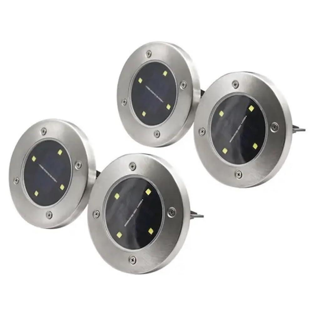 4 Pack Solar Outdoor Light - Wireless Patio Garden Landscape Lamp