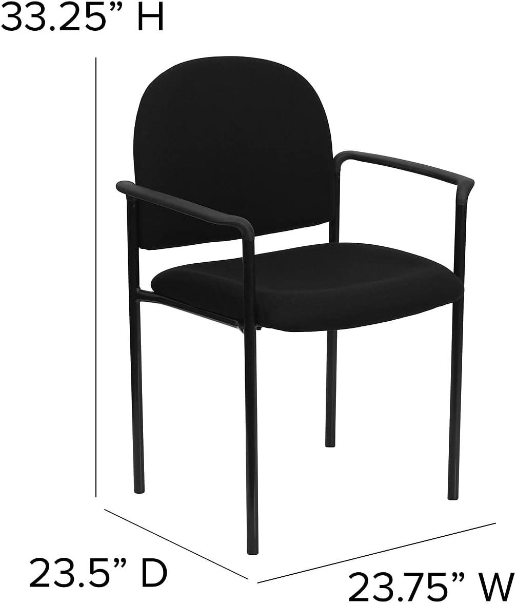 Flash Furniture Prather Tania Comfort Upholstered Stackable Side Reception Chair