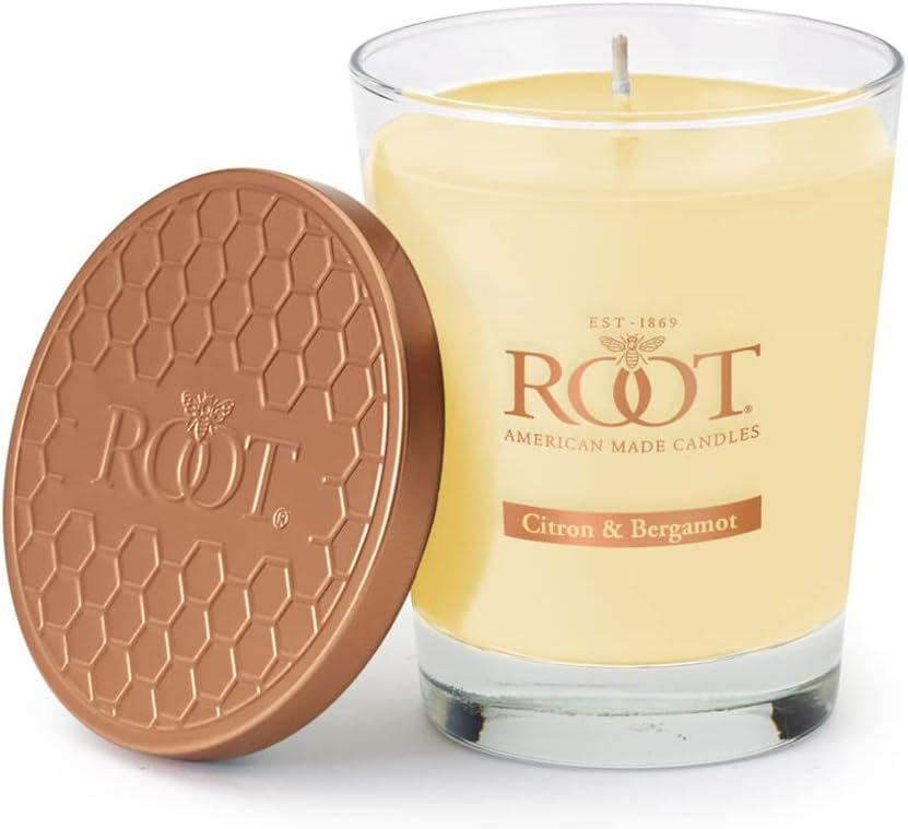 Root Candles Citron and Bergamot Scented Jar Candle