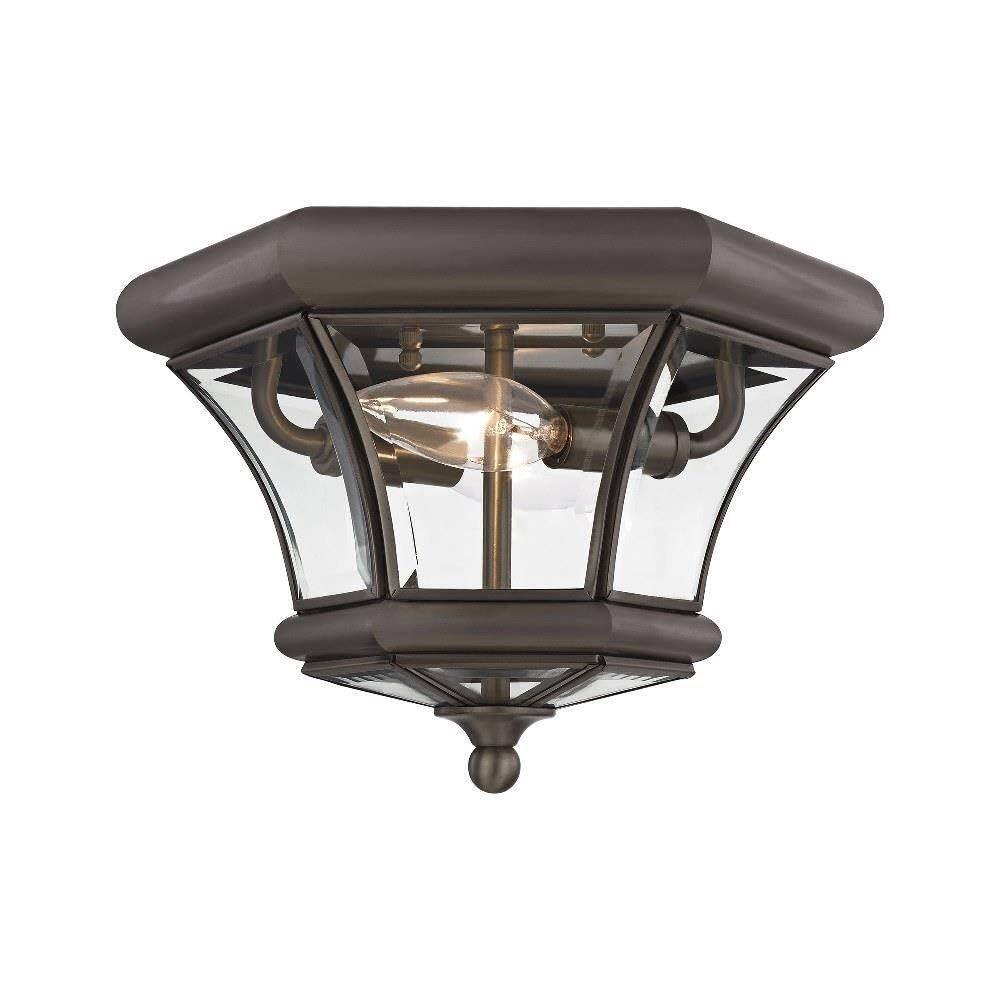 Livex Lighting Monterey/Georgetown 2 - Light Flush Mount in  Bronze