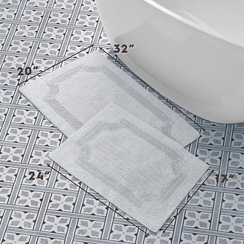 Laura Ashley Reversible Cotton Bath Rug