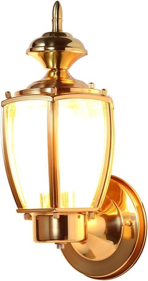 Design House  Jackson Outdoor Wall Lantern Sconce in Solid Brass