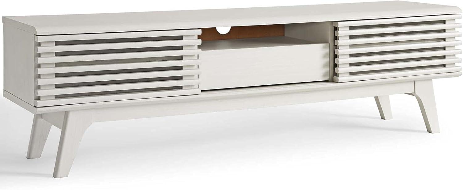 Render Low Profile 59 Inch TV Stand in White