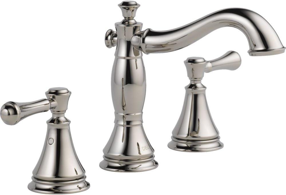 Cassidy Widespread Bathroom Faucet 3 Hole, 2-handle Bathroom Sink Faucet with Drain Assembly