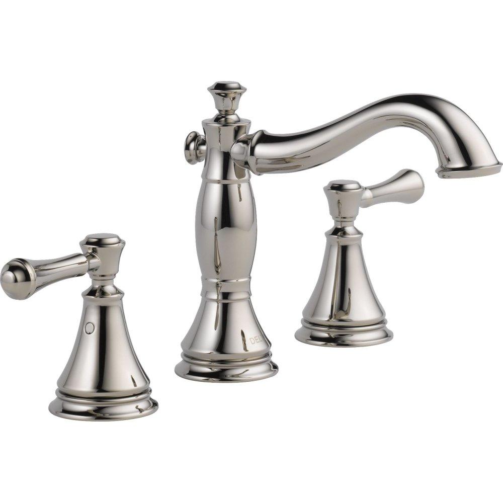Cassidy Widespread Bathroom Faucet 3 Hole, 2-handle Bathroom Sink Faucet with Drain Assembly