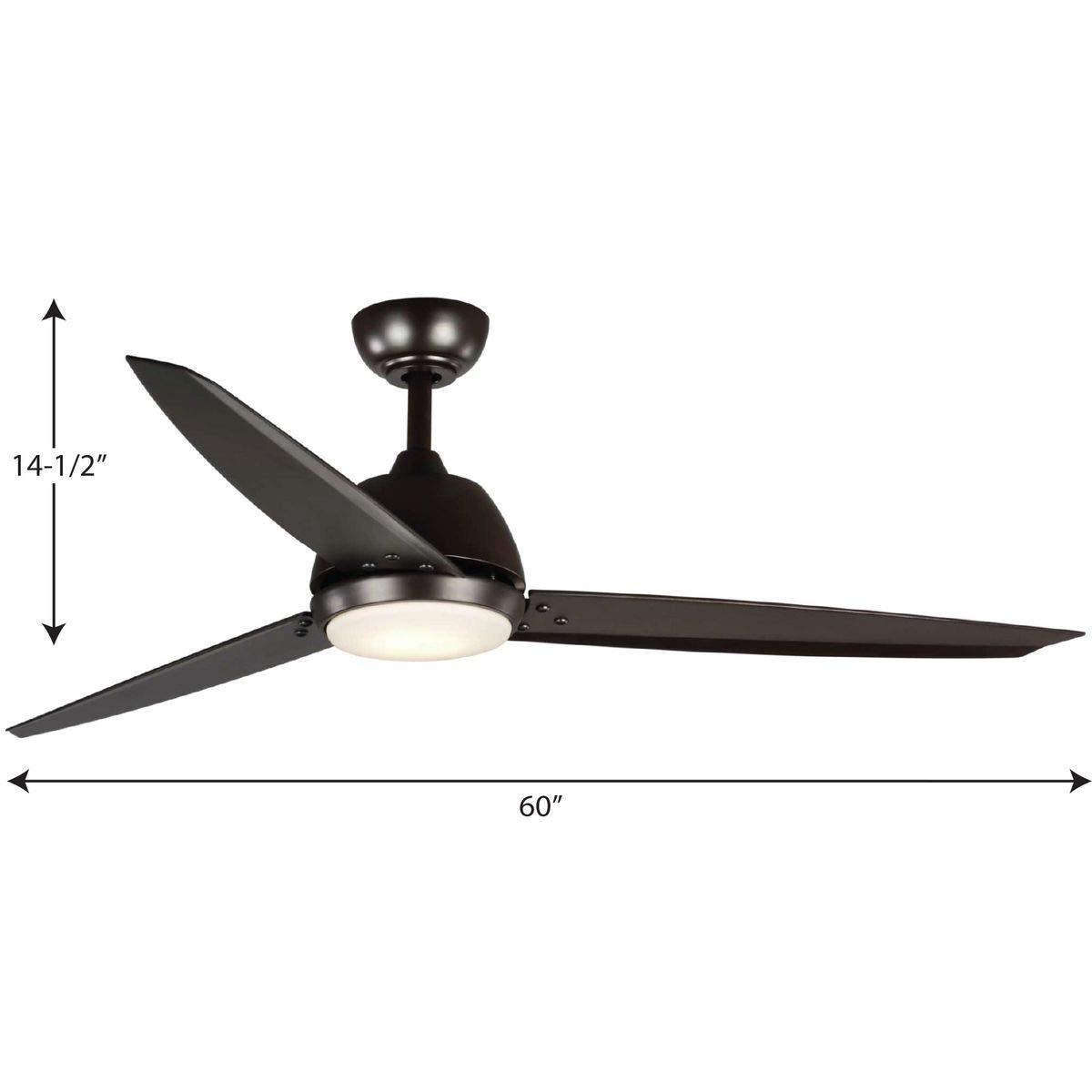 Progress Lighting - 60``Ceiling Fan - Oriole - Wide - Ceiling Fan - 1 Light -
