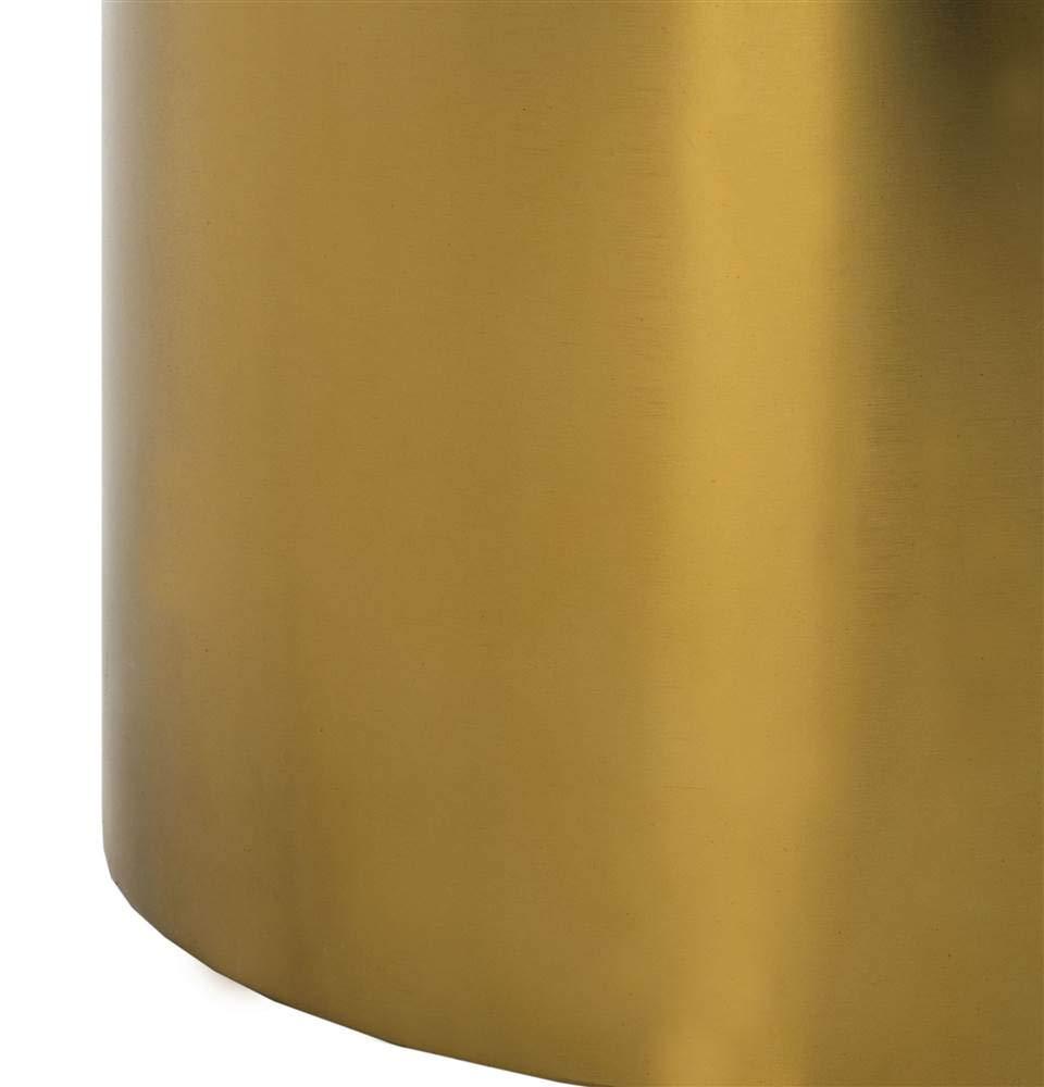 Solstice Round Side Table - ACC3201A - Black/Gold - Safavieh