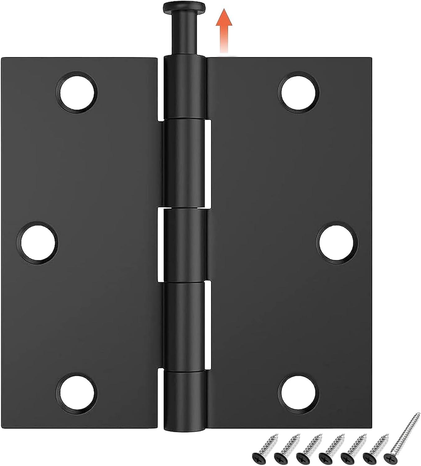 Design House 3.5" H x 3.5" W Butt Bearing Door Hinges (Set of 3)