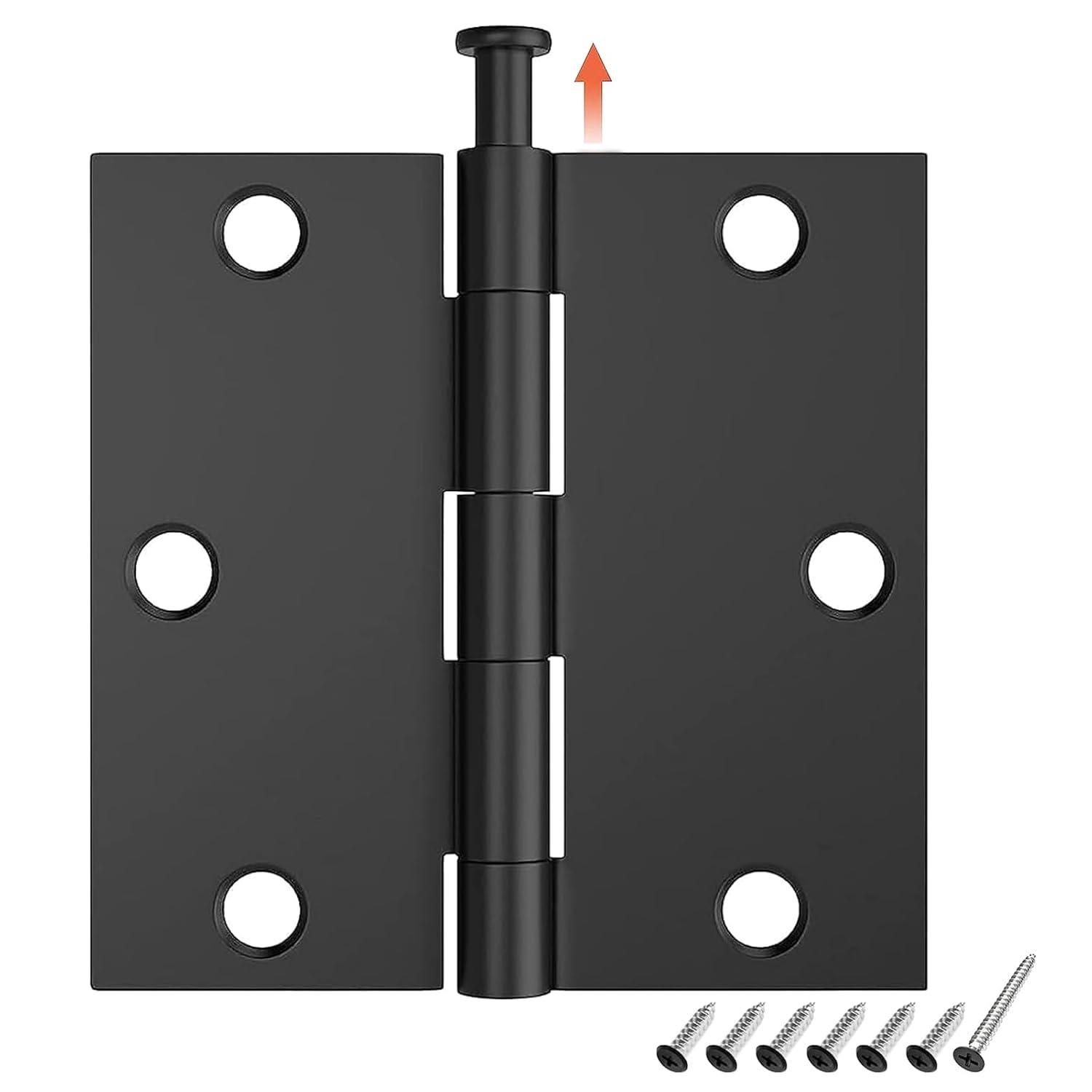Design House 3.5" H x 3.5" W Butt Bearing Door Hinges (Set of 3)